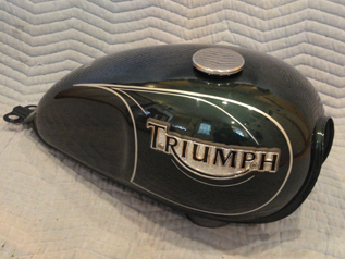 Pinstriped Triumph Tank