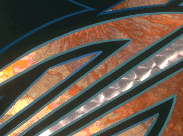 Close up of various leaf
