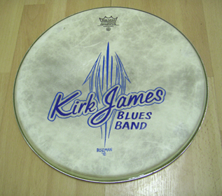 Hand Lettered Drum Head