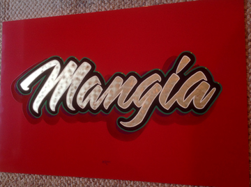 Mangia Lettering